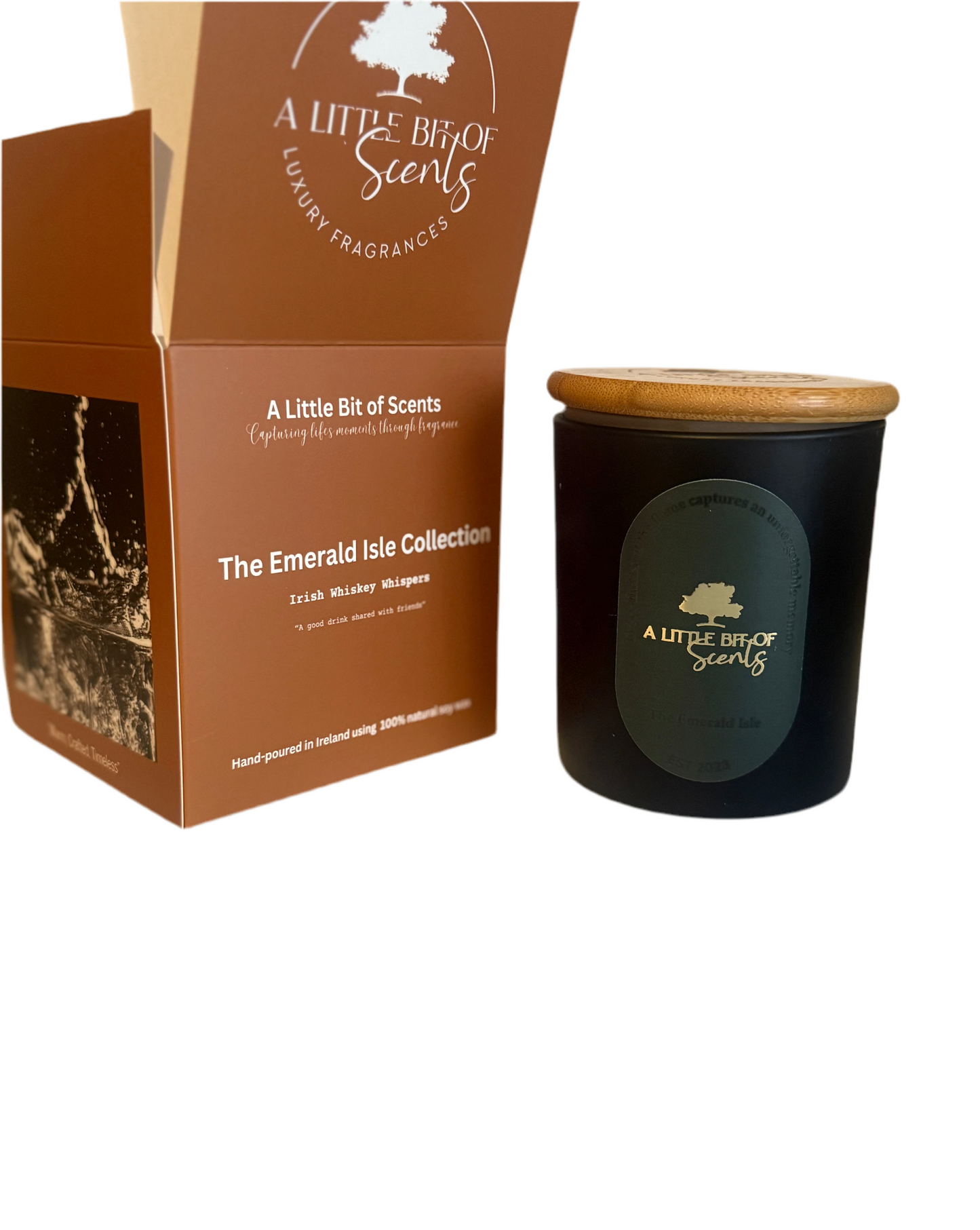 Irish Whiskey Whispers Scented Candle