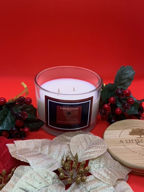 Christmas wishes scented candle
