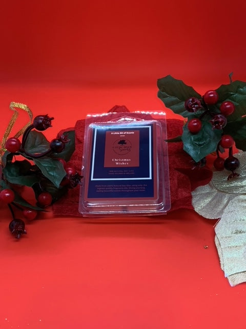 Christmas wishes scented wax melt