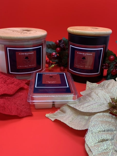 Christmas wishes scented wax melt