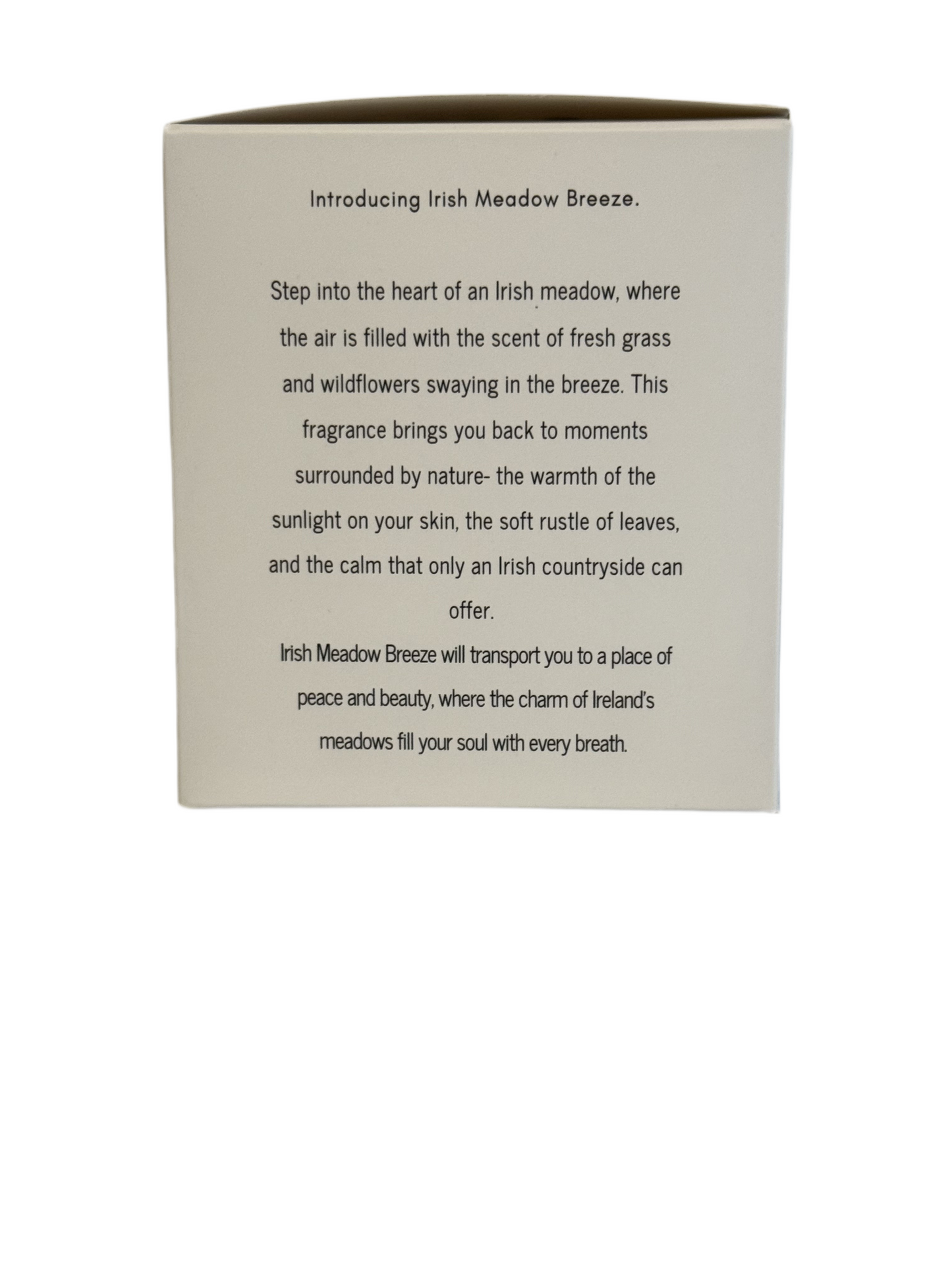 Irish Meadow Breeze Scented Candle