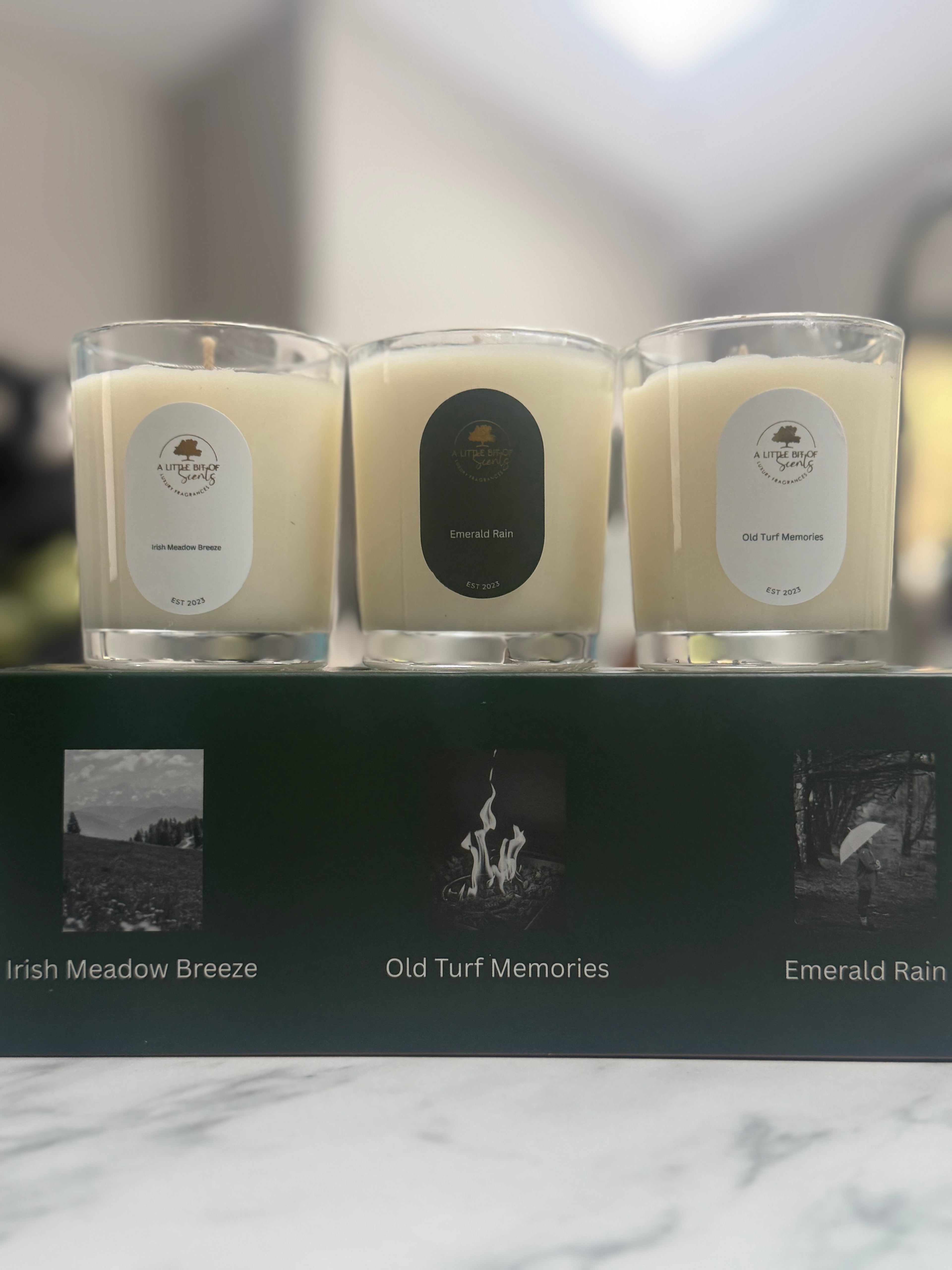 Emerald Isle Trio Candle Set