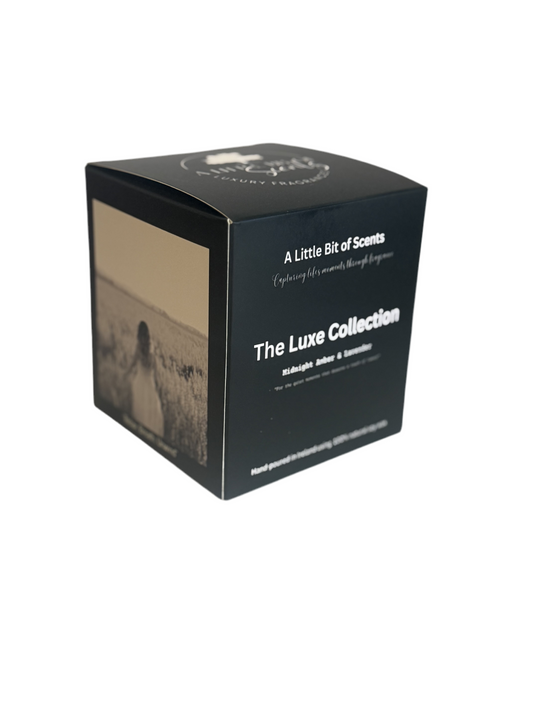 Midnight Amber & Lavender Scented  Candle
