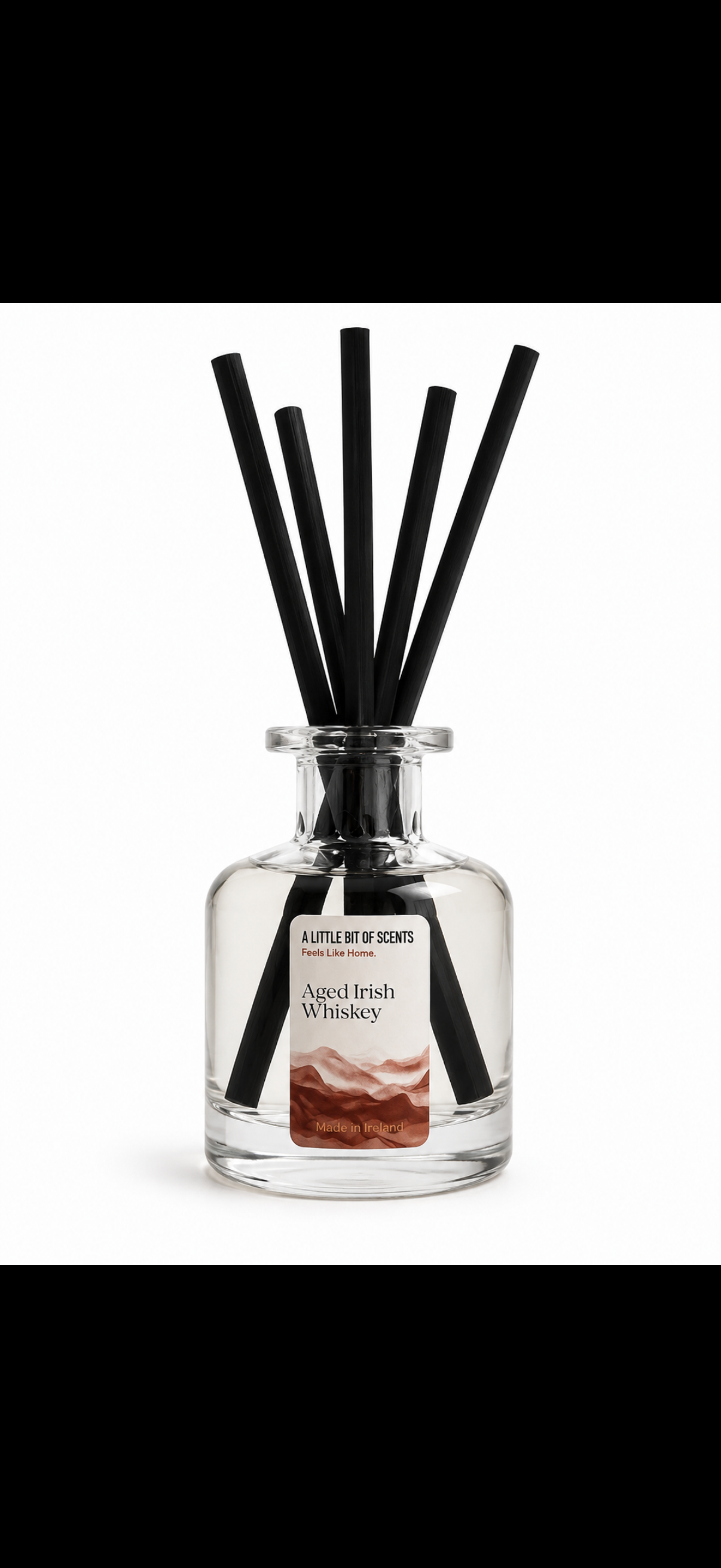 Aged Irish Whiskey Whispers Reed Diffuser