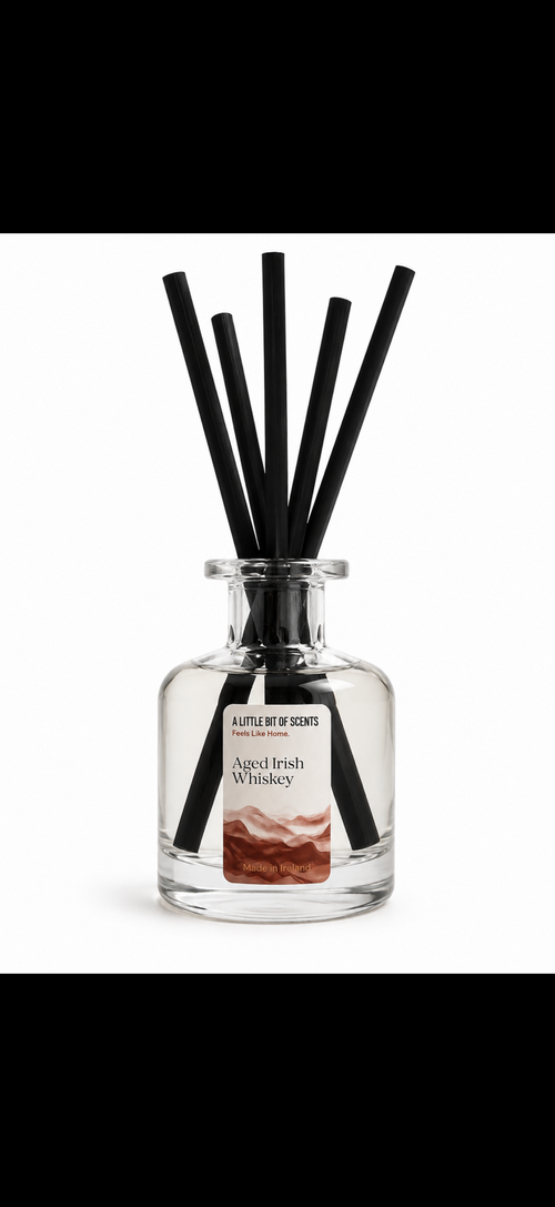 Aged Irish Whiskey Whispers Reed Diffuser