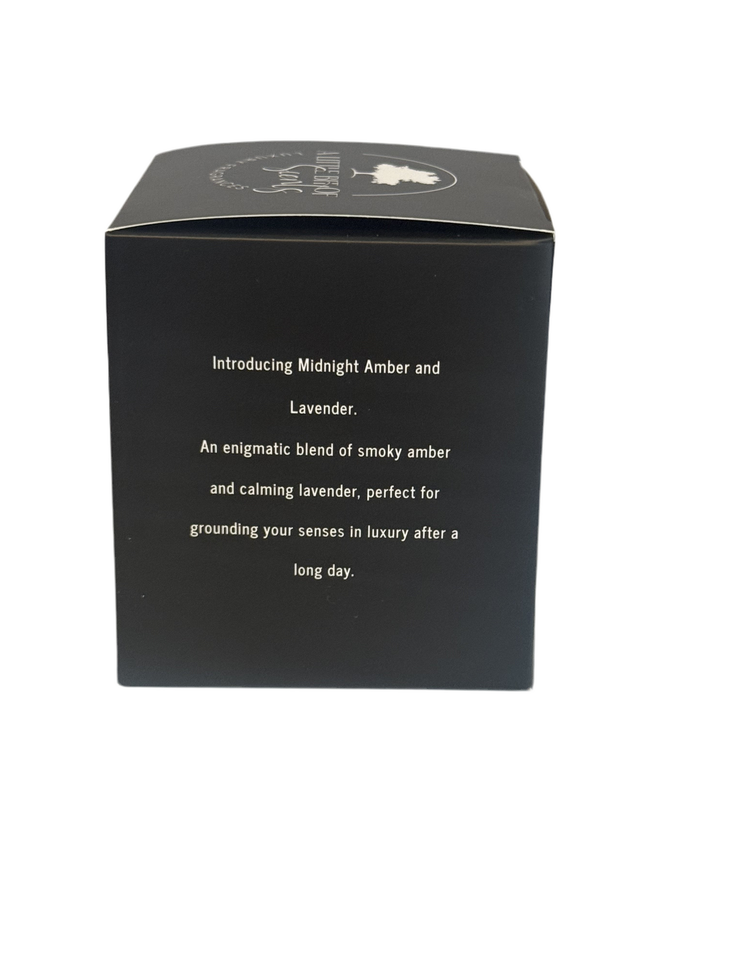 Midnight Amber & Lavender Scented  Candle