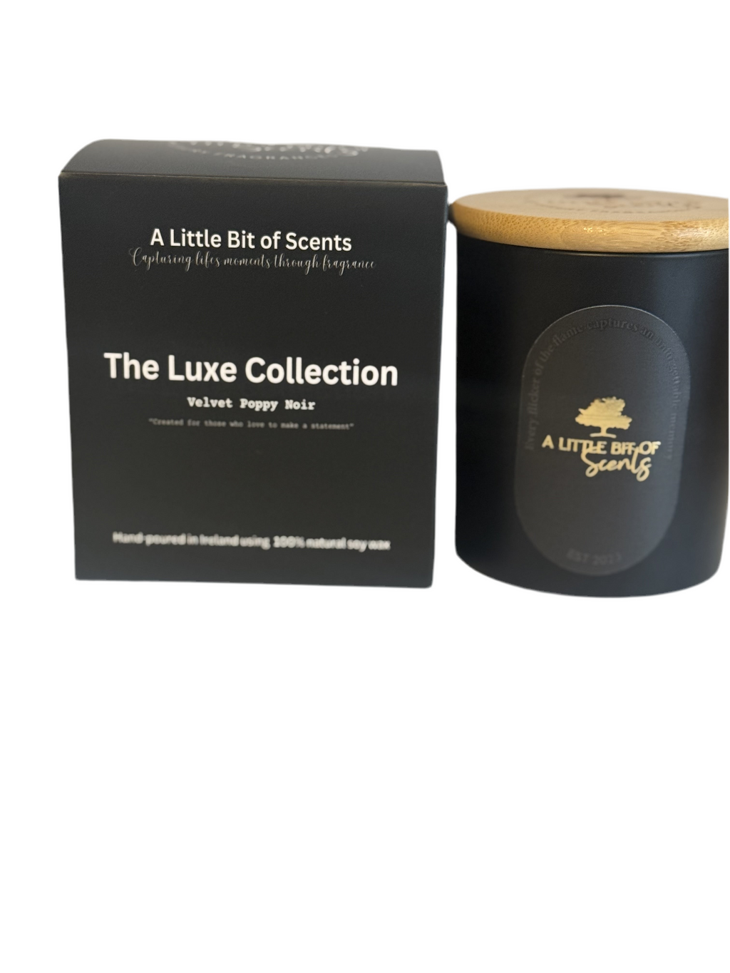 Velvet Poppy Noir Scented Candle