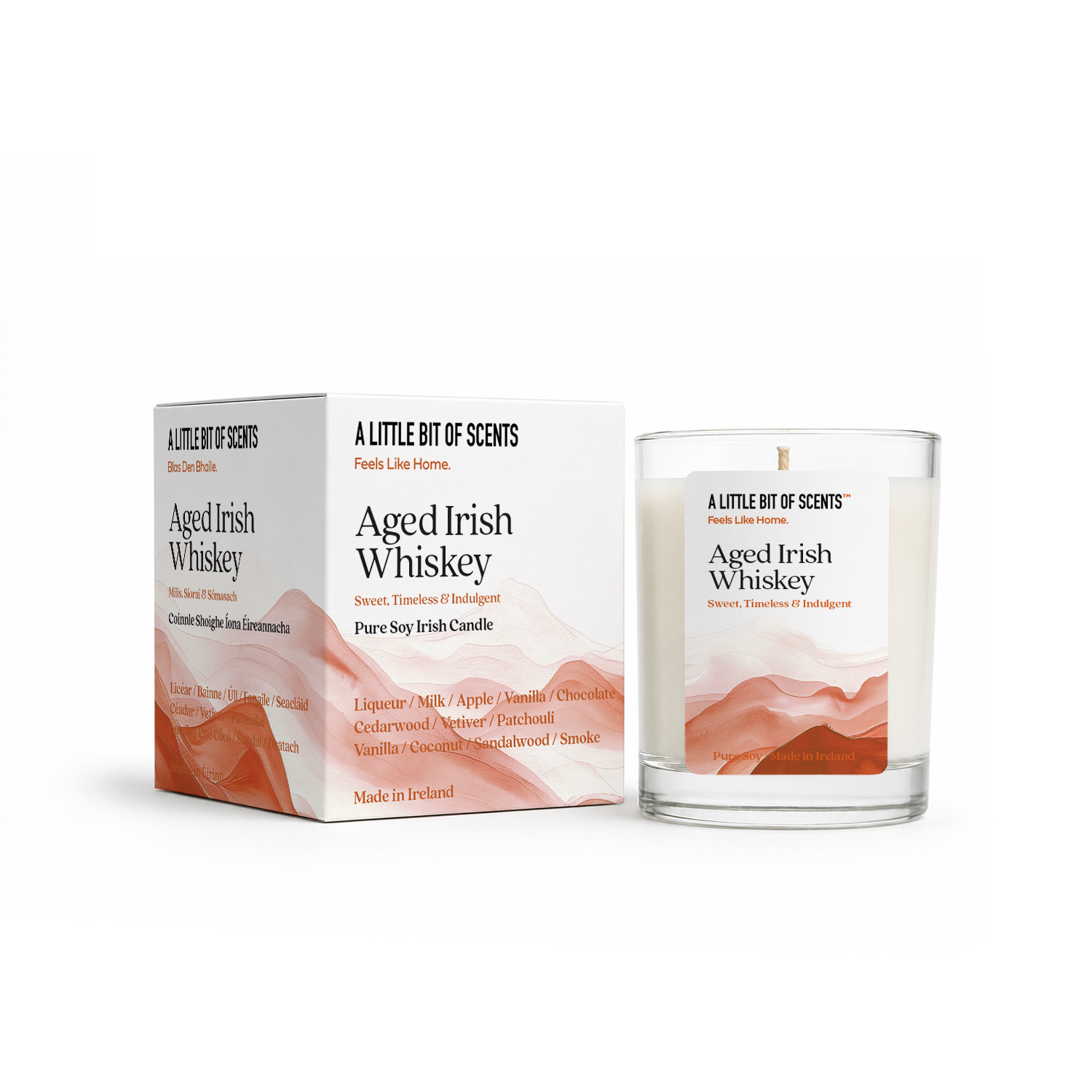 Aged Irish Whiskey Scented Candle