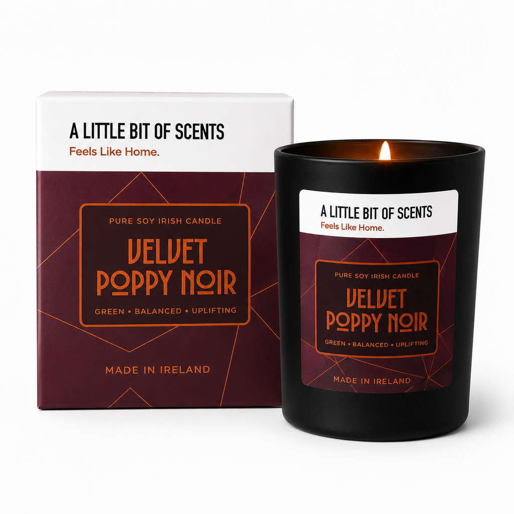 Velvet Poppy Noir Scented Candle