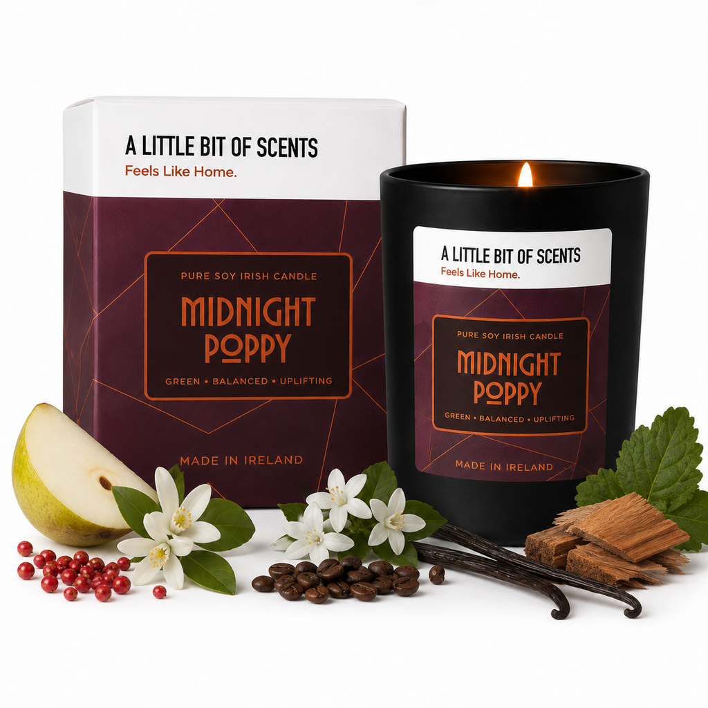 Velvet Poppy Noir Scented Candle