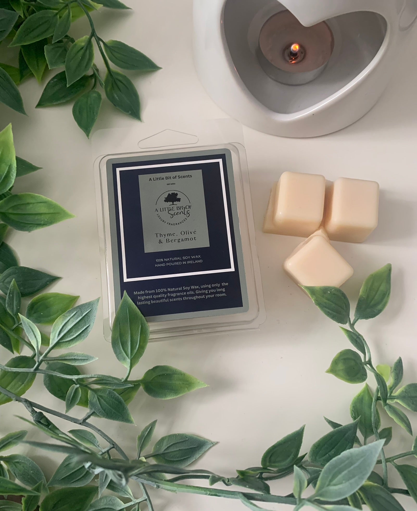 Thyme Olive and Bergamot Soy Wax Melt
