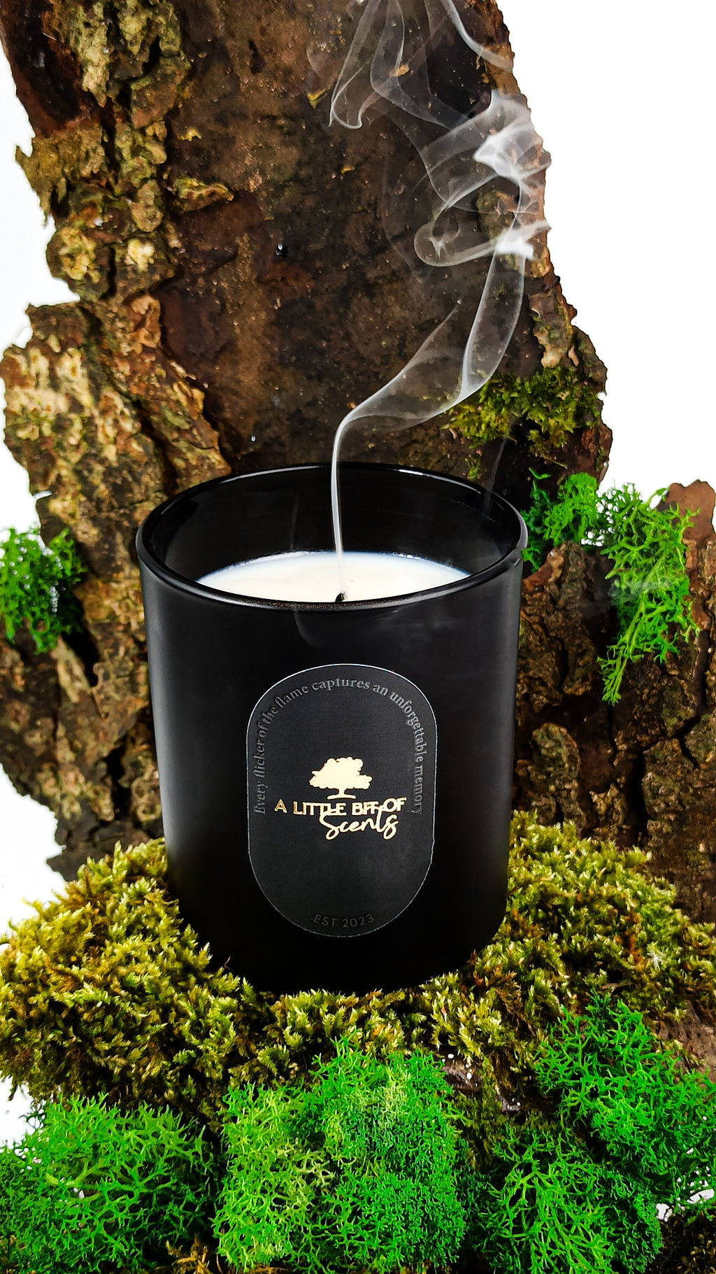 Midnight Amber & Lavender Scented  Candle