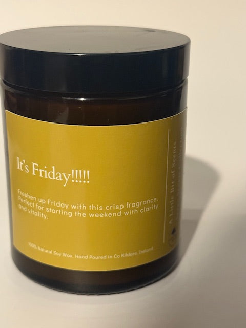 It’s Friday – Crisp Scented Candle