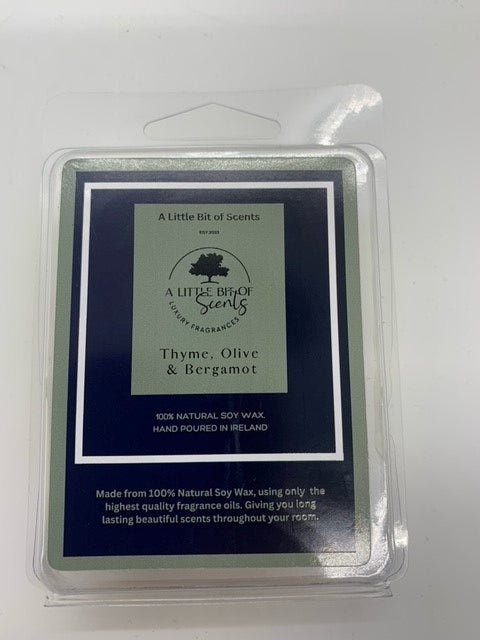 Thyme Olive & Bergamot Wax Melt