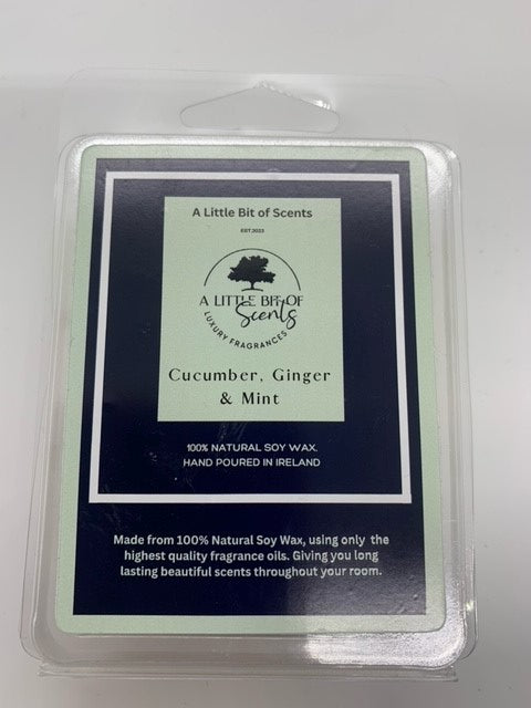 Cucumber Ginger and Mint Soy Wax Melt