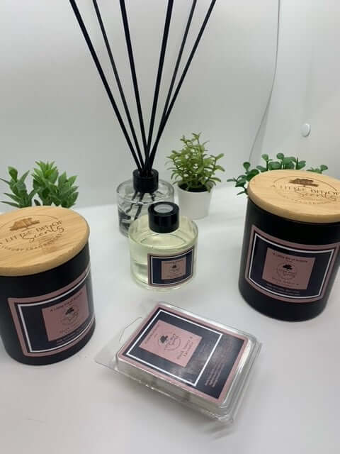 Black Amber and Lavender reed diffusers